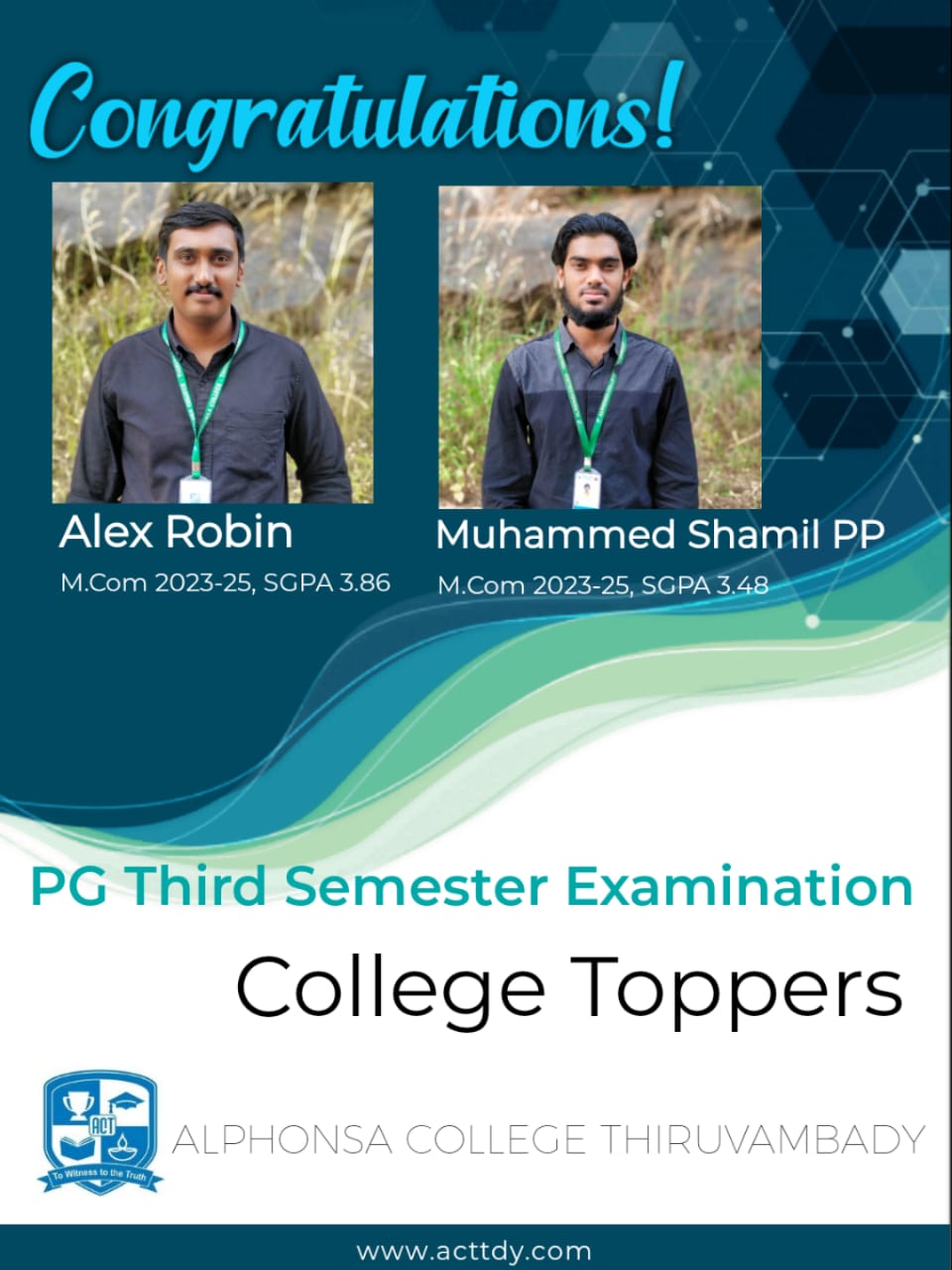 PG College Toppers